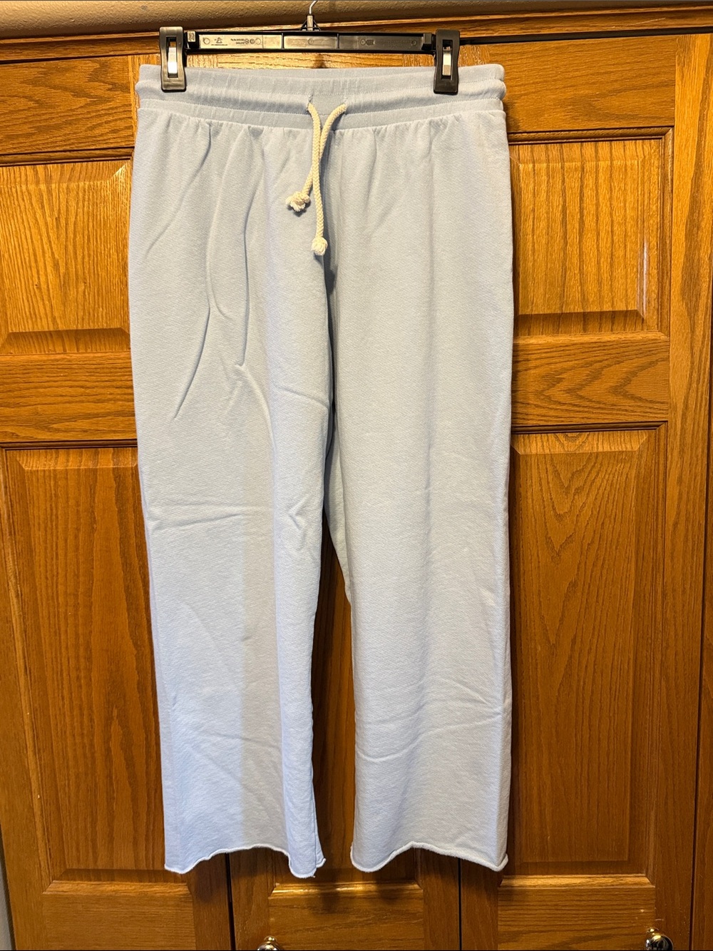perfectwhitetee Light Blue Cropped Drawstring Pants